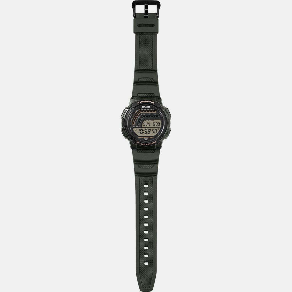 Men Quartz Clear Dial Digital Resin Watch A2534