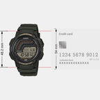 Men Quartz Clear Dial Digital Resin Watch A2534