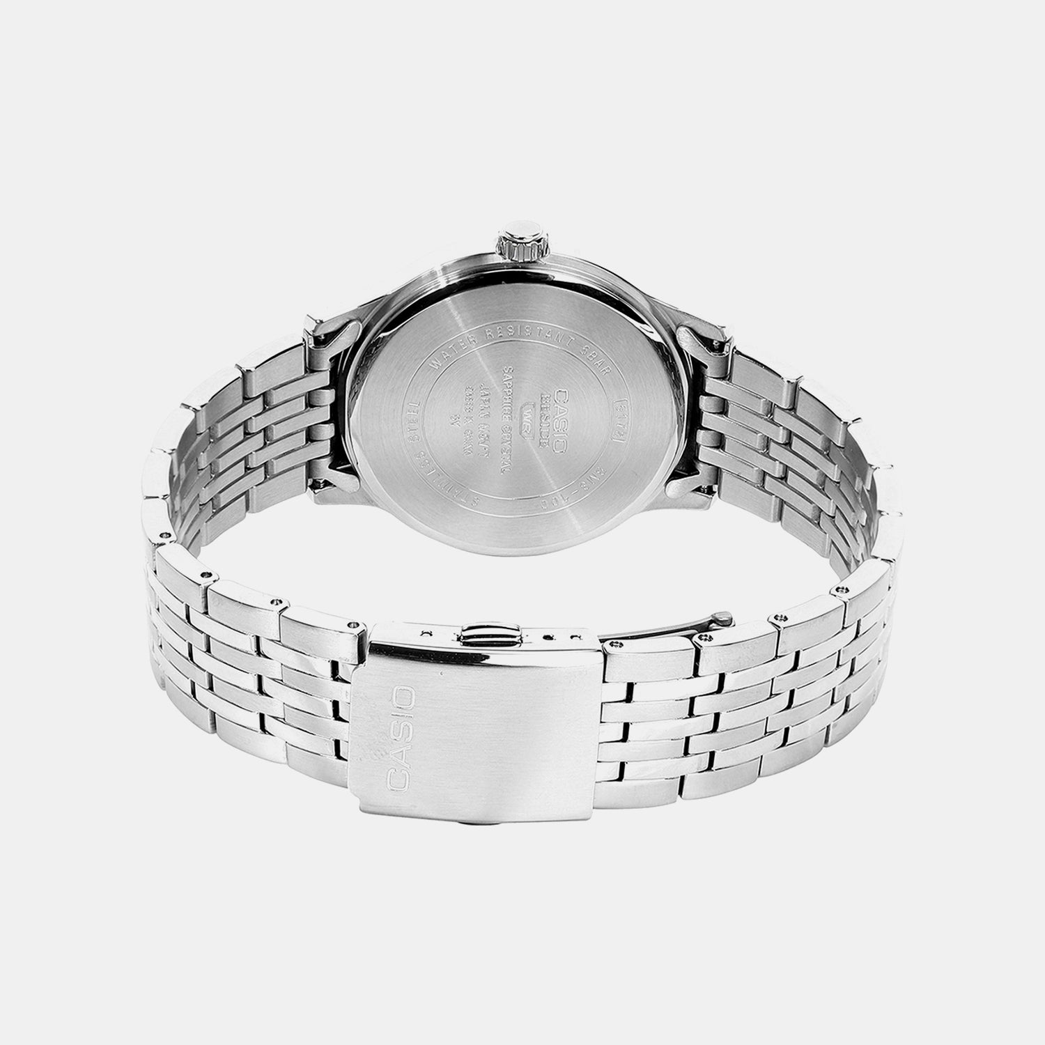Enticer Men Quartz Black Dial Analog Stainless Steel Watch A2535