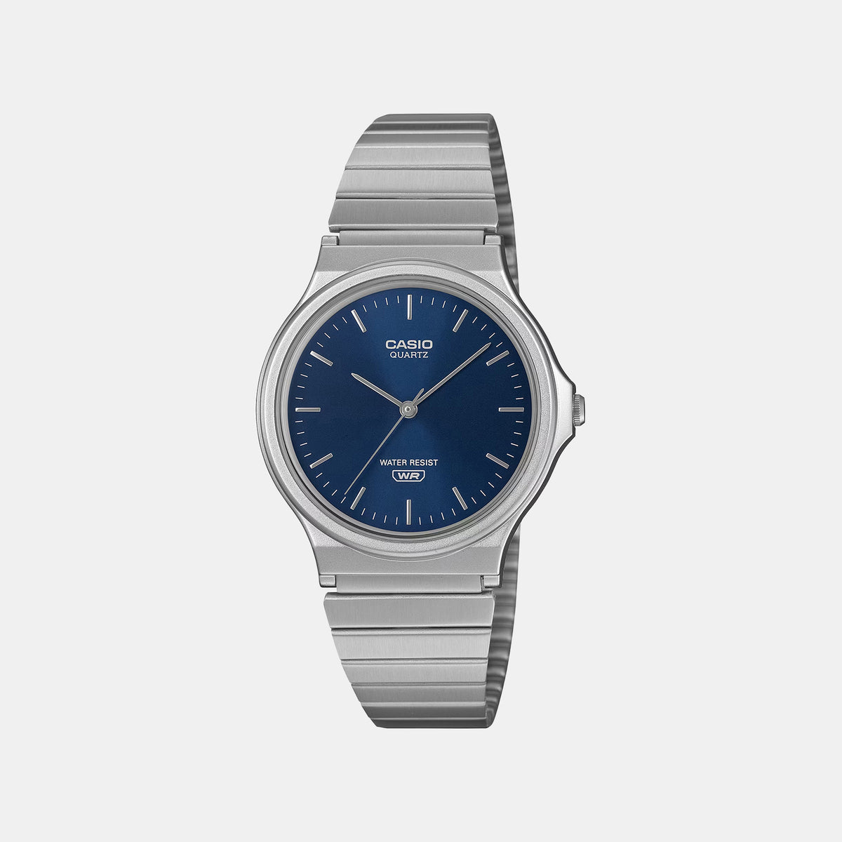 Youth Unisex Quartz Blue Dial Analog Stainless Steel Watch A2551