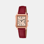 Women Quartz Pink Dial Analog Stainless Steel Watch A2558