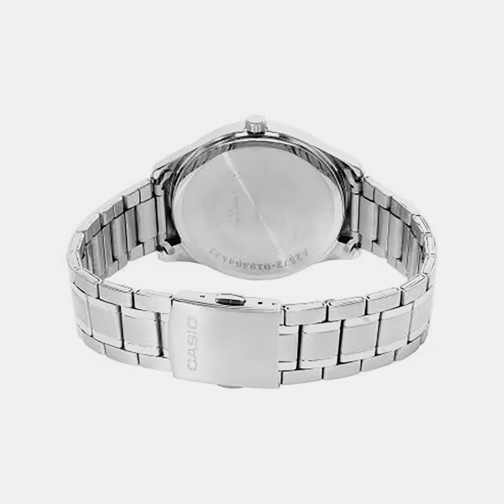 Men Quartz Black Dial Multi-function Stainless Steel Watch A2572
