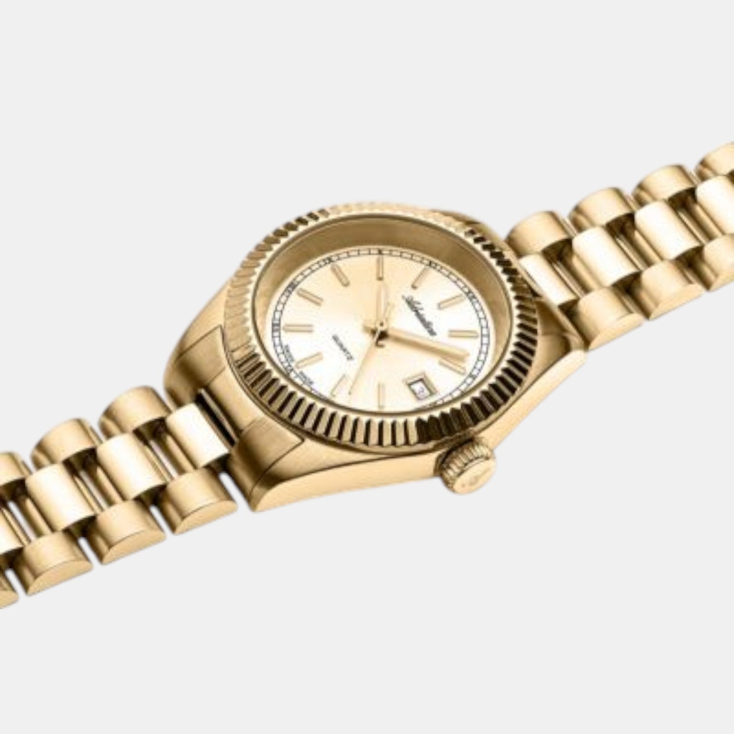 Adriatica Women Quartz Champagne Dial Analog Stainless Steel Watch A3090.1111Q-3