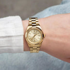 Women Quartz Champagne Dial Analog Stainless Steel Watch A3090.1111Q