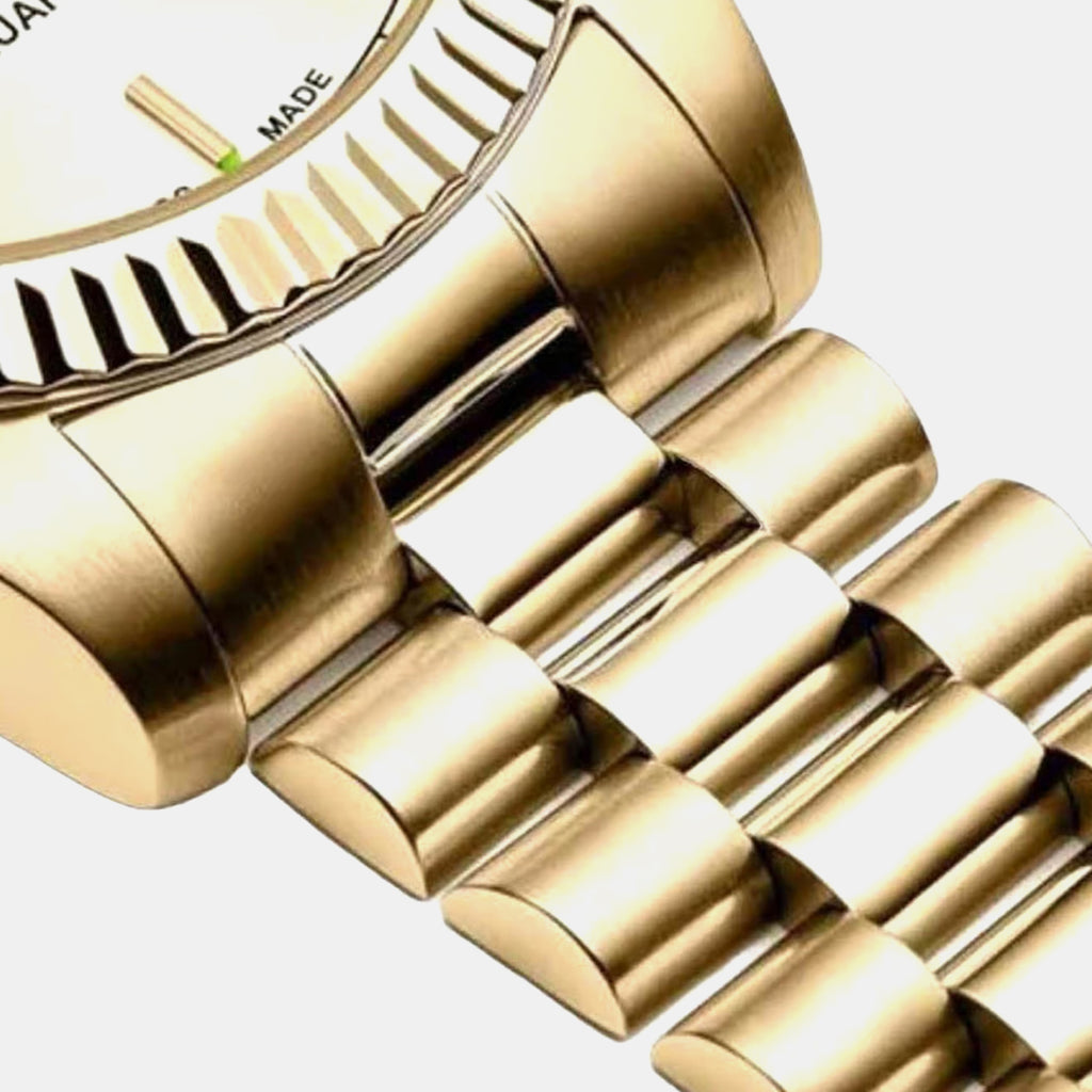 Women Quartz Champagne Dial Analog Stainless Steel Watch A3090.1111QXL