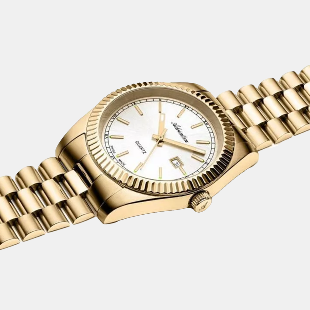 Women Quartz Silver Dial Analog Stainless Steel Watch A3090.1113QXL