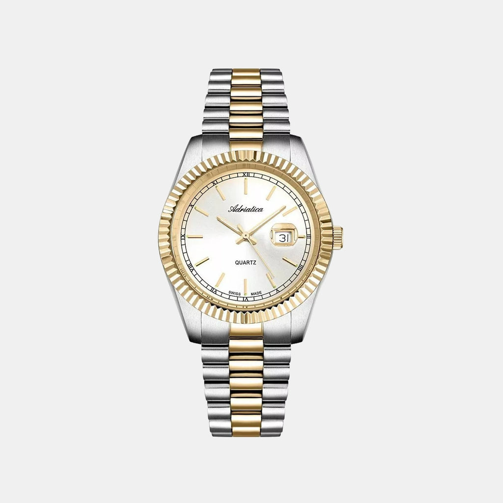 Women Quartz Silver Dial Analog Stainless Steel Watch A3090.2113QXL