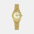 Women Quartz Champagne Dial Analog Stainless Steel Watch A3090.1111Q