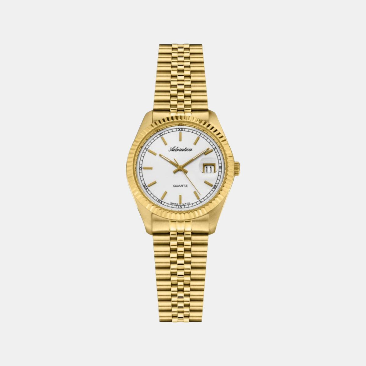 Women Quartz Silver Dial Analog Stainless Steel Watch A3090.1113Q
