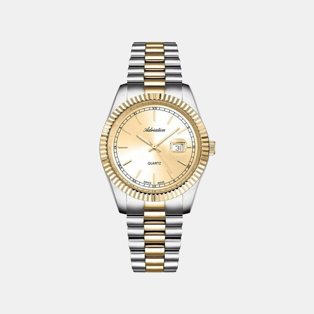 Women Quartz Champagne Dial Analog Stainless Steel Watch A3090.2111QXL