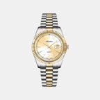 Women Quartz Champagne Dial Analog Stainless Steel Watch A3090.2111QXL