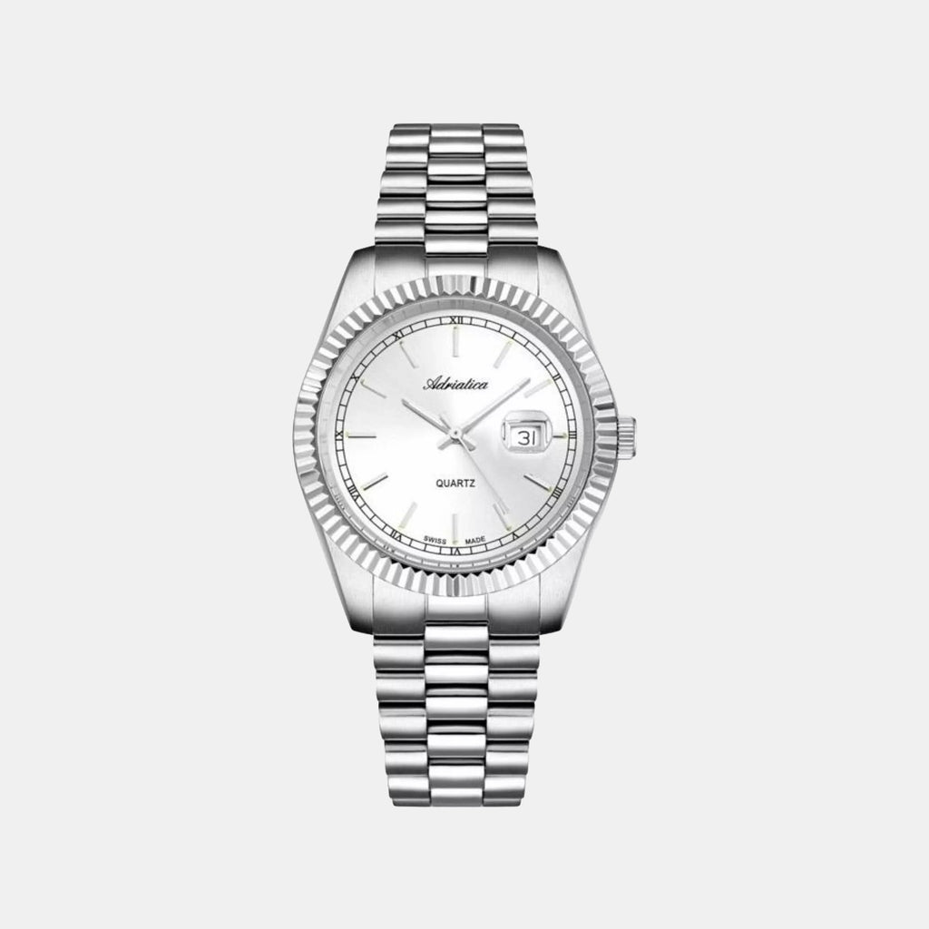 Women Quartz Silver Dial Analog Stainless Steel Watch A3090.5113QXL