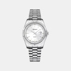 Women Quartz Silver Dial Analog Stainless Steel Watch A3090.5113QXL