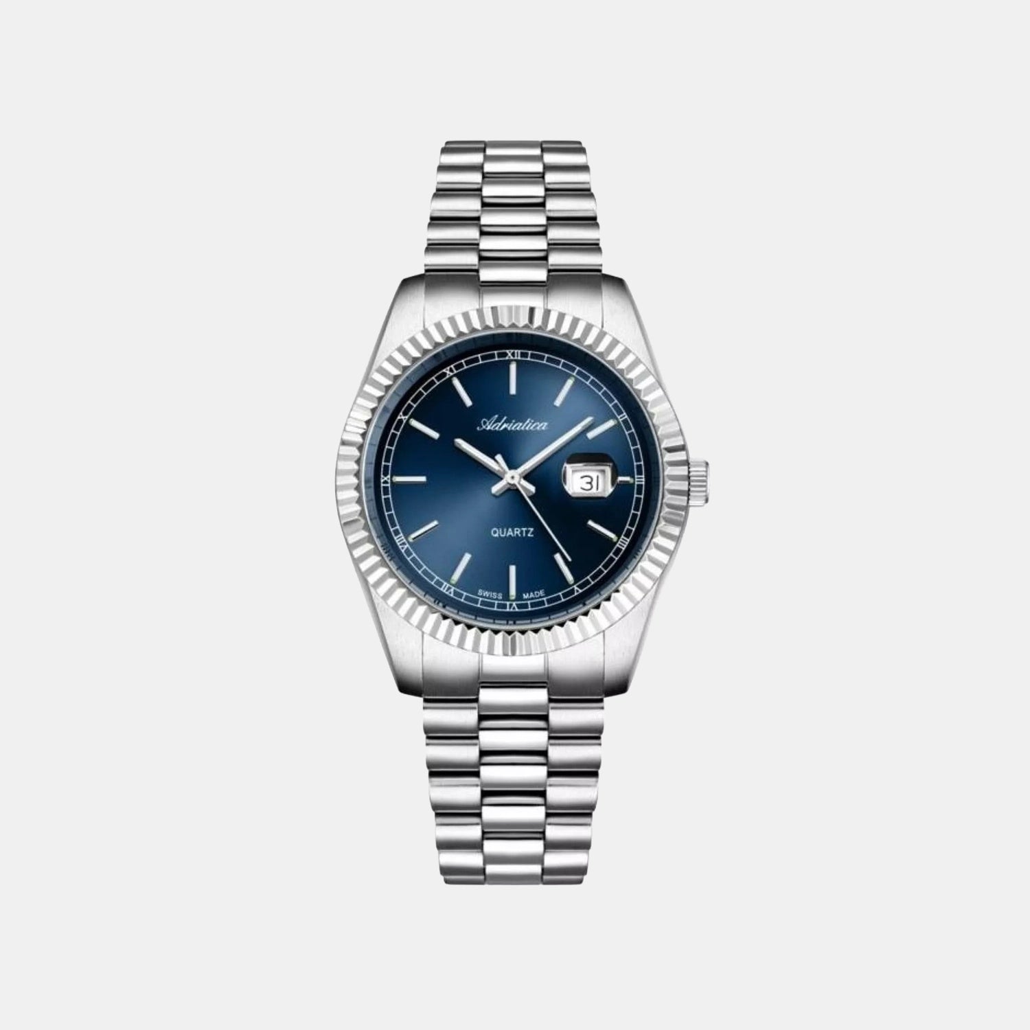 Women Quartz Blue Dial Analog Stainless Steel Watch A3090.5115QXL