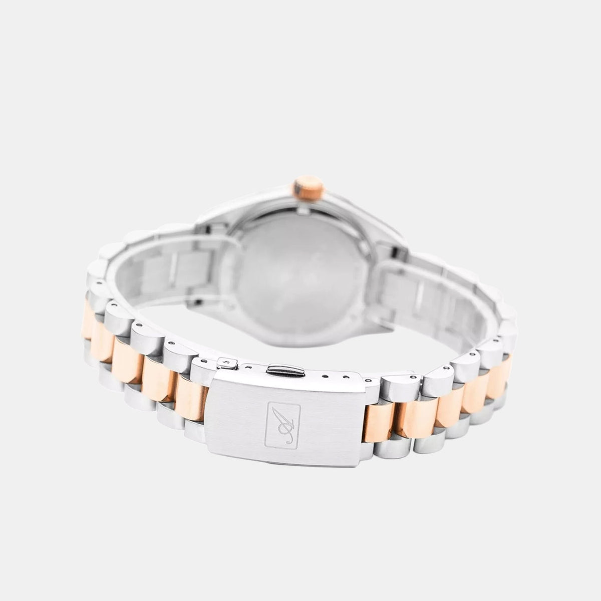 Pairs Women Quartz Grey Dial Analog Stainless Steel Watch A3090.R117Q