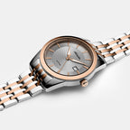 Women Quartz Grey Dial Analog Stainless Steel Watch A3188.R117Q