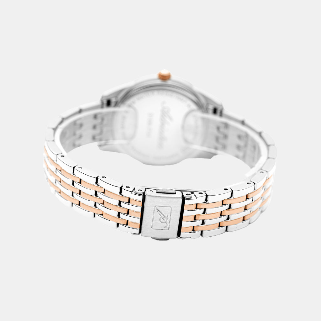 Women Quartz Grey Dial Analog Stainless Steel Watch A3188.R117Q