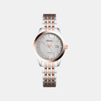 Women Quartz Grey Dial Analog Stainless Steel Watch A3188.R117Q
