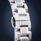 Pairs Women Quartz Black Dial Analog Stainless Steel Watch A3190.5164Q