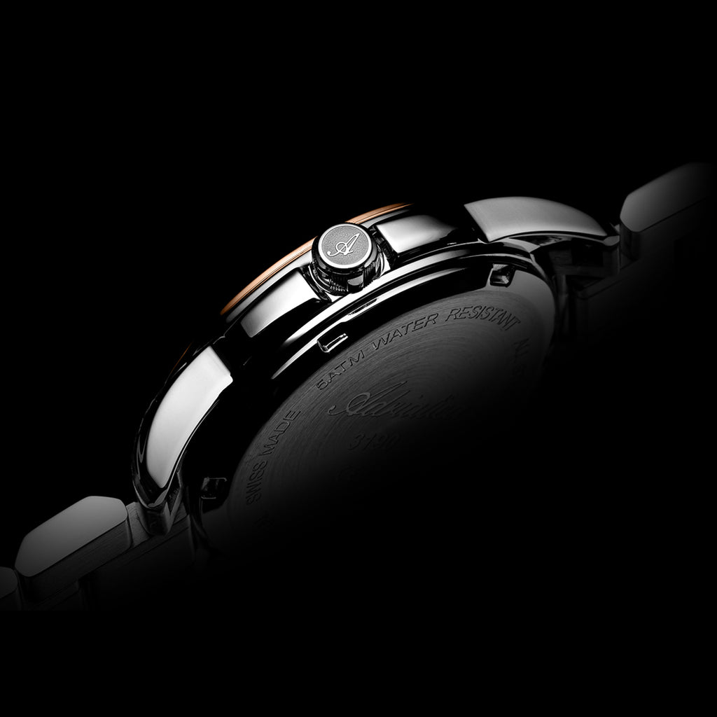 Women Quartz Black Dial Analog Stainless Steel Watch A3190.R166Q
