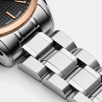 Women Quartz Black Dial Analog Stainless Steel Watch A3190.R166Q
