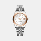 Women Quartz Silver Dial Analog Stainless Steel Watch A3199.R183Q