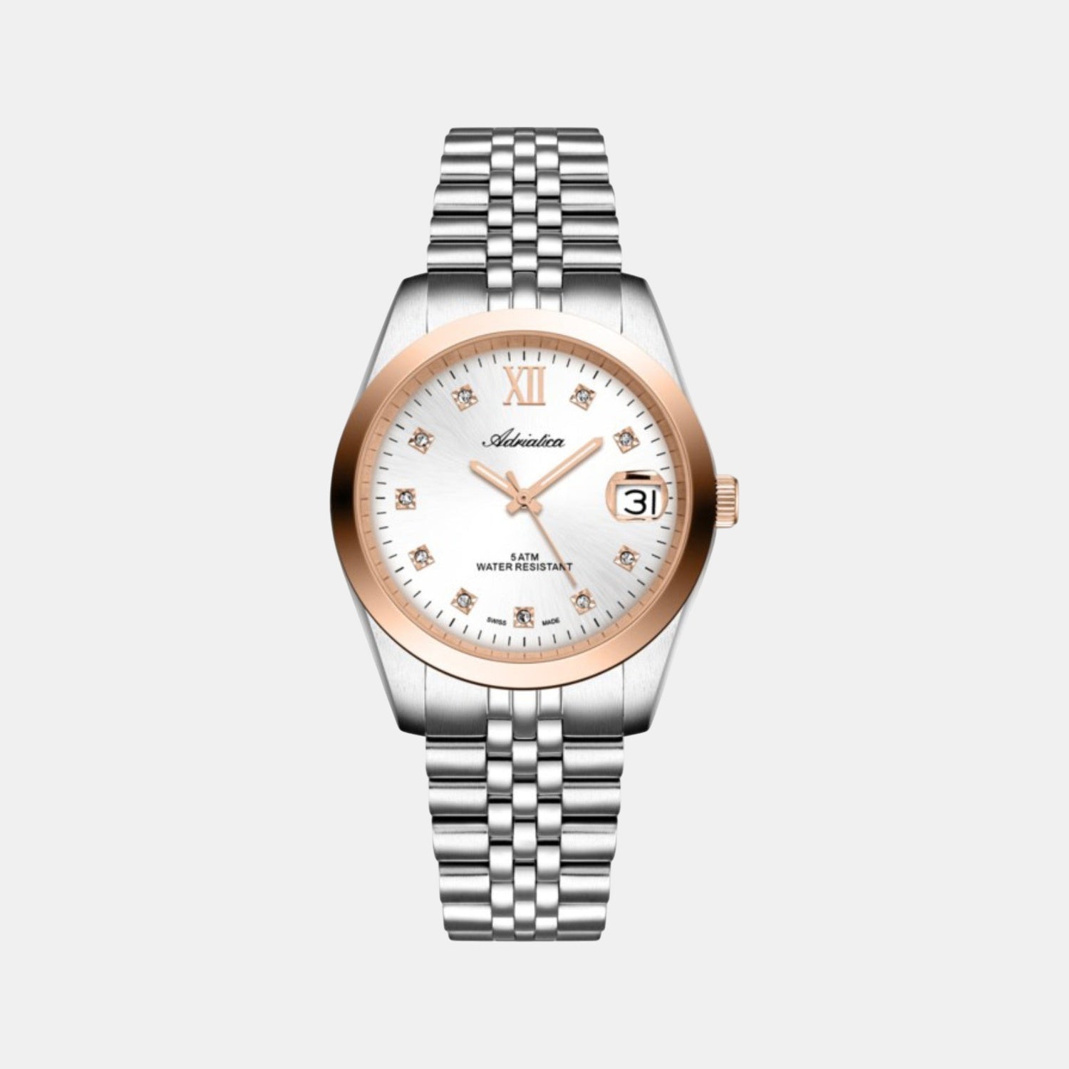 Women Quartz Silver Dial Analog Stainless Steel Watch A3199.R183Q