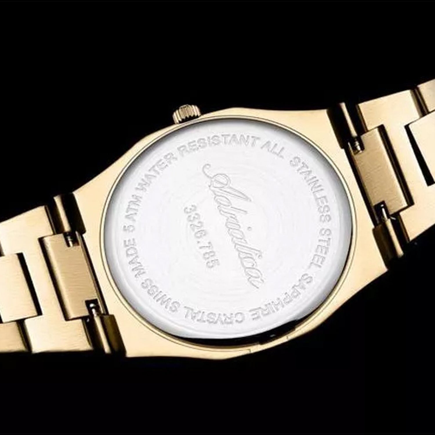 Women Quartz Champagne Dial Analog Stainless Steel Watch A3326.1111Q