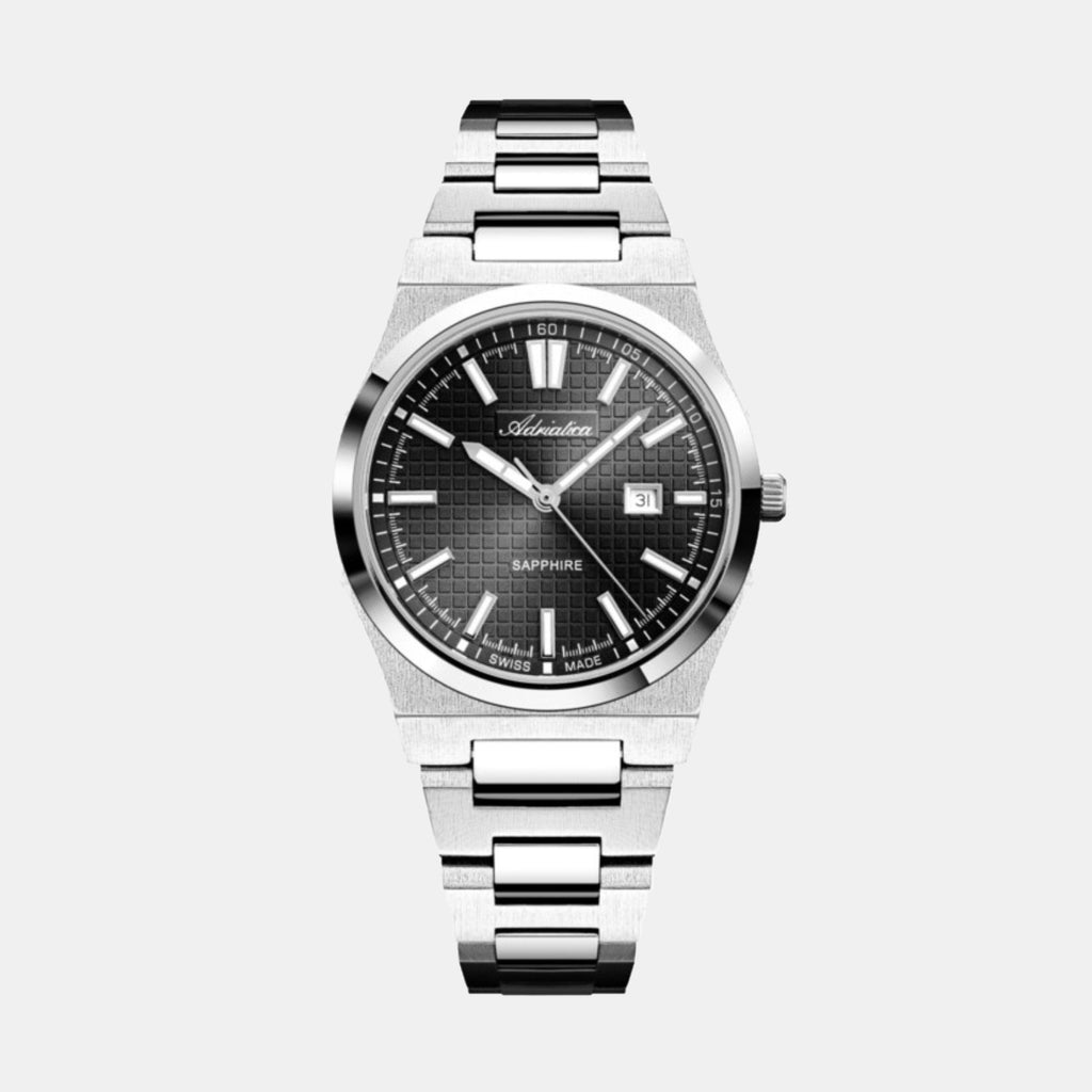 Adriatica Women Quartz Gun Dial Analog Stainless Steel Watch A3326.5116Q-1