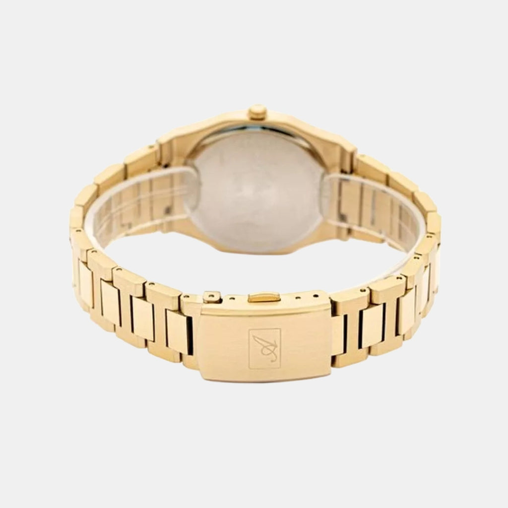 Women Quartz Champagne Dial Analog Stainless Steel Watch A3326.1111Q