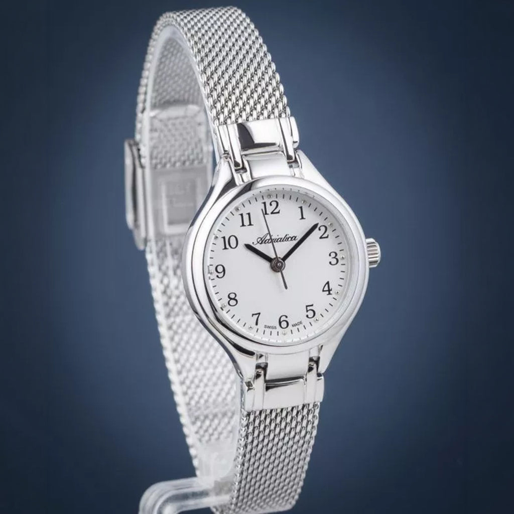 Milano Women Quartz Silver Dial Analog Stainless Steel Watch A3475.5123Q