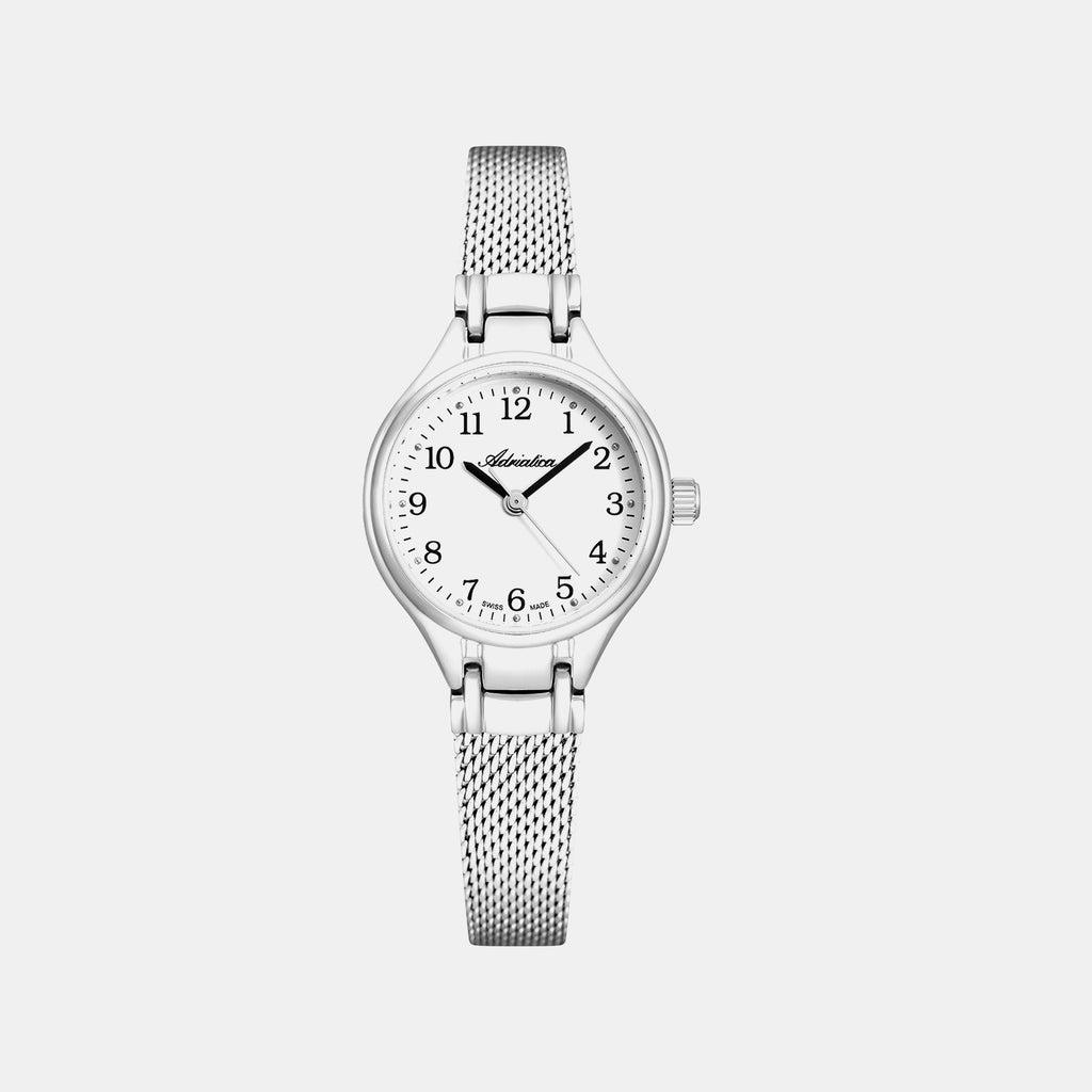 Milano Women Quartz Silver Dial Analog Stainless Steel Watch A3475.5123Q