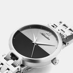 Essence Women Quartz Grey Dial Analog Stainless Steel Watch A3526.5187Q