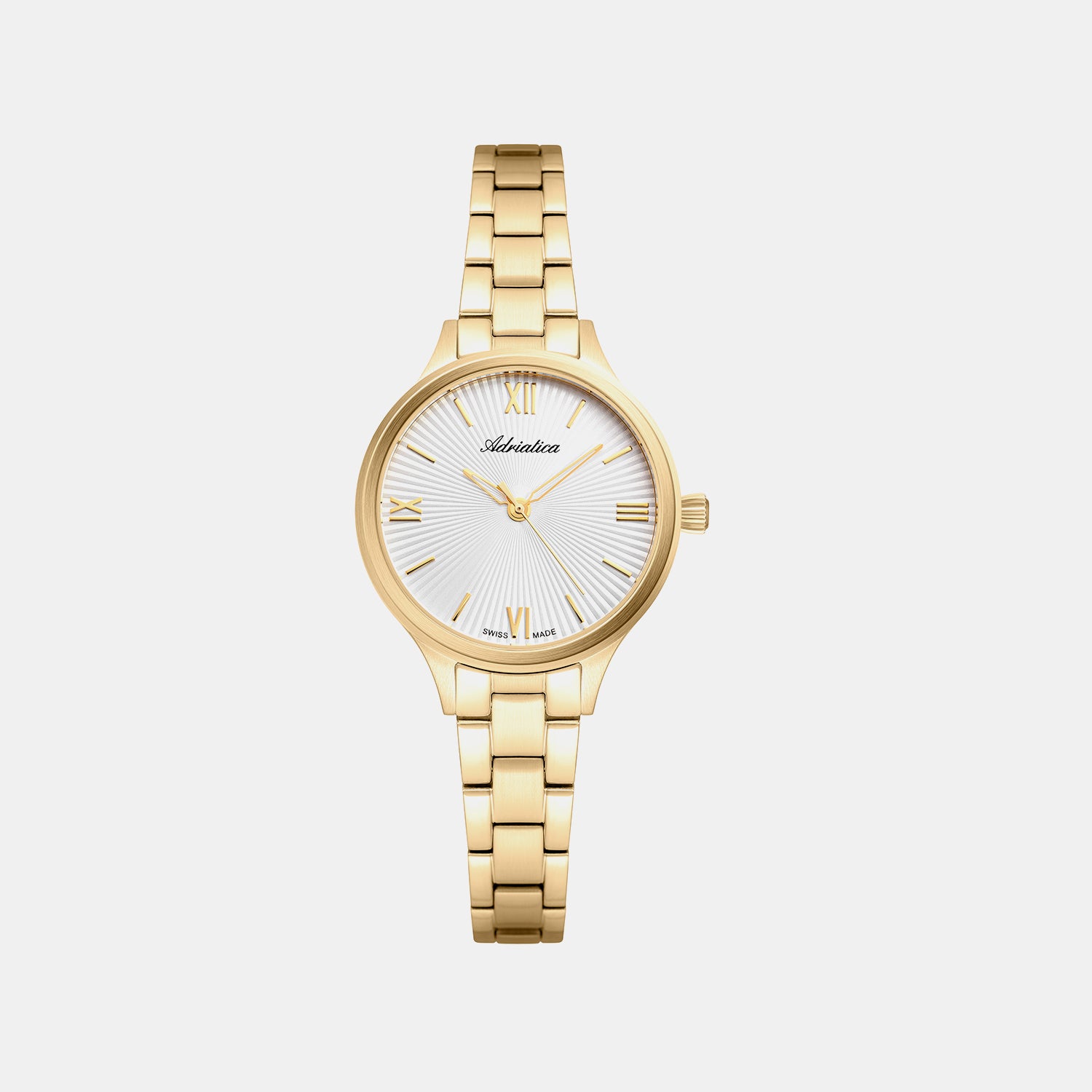 Essence Women Quartz Silver Dial Analog Stainless Steel Watch A3537.1163Q