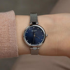 Milano Women Quartz Blue Dial Analog Stainless Steel Watch A3540.5145Q