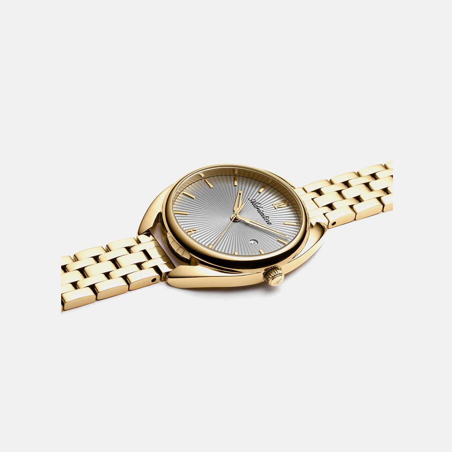 Essence Women Quartz Grey Dial Analog Stainless Steel Watch A3546.1157Q