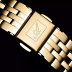 Essence Women Quartz Champagne Dial Analog Stainless Steel Watch A3547.1181Q