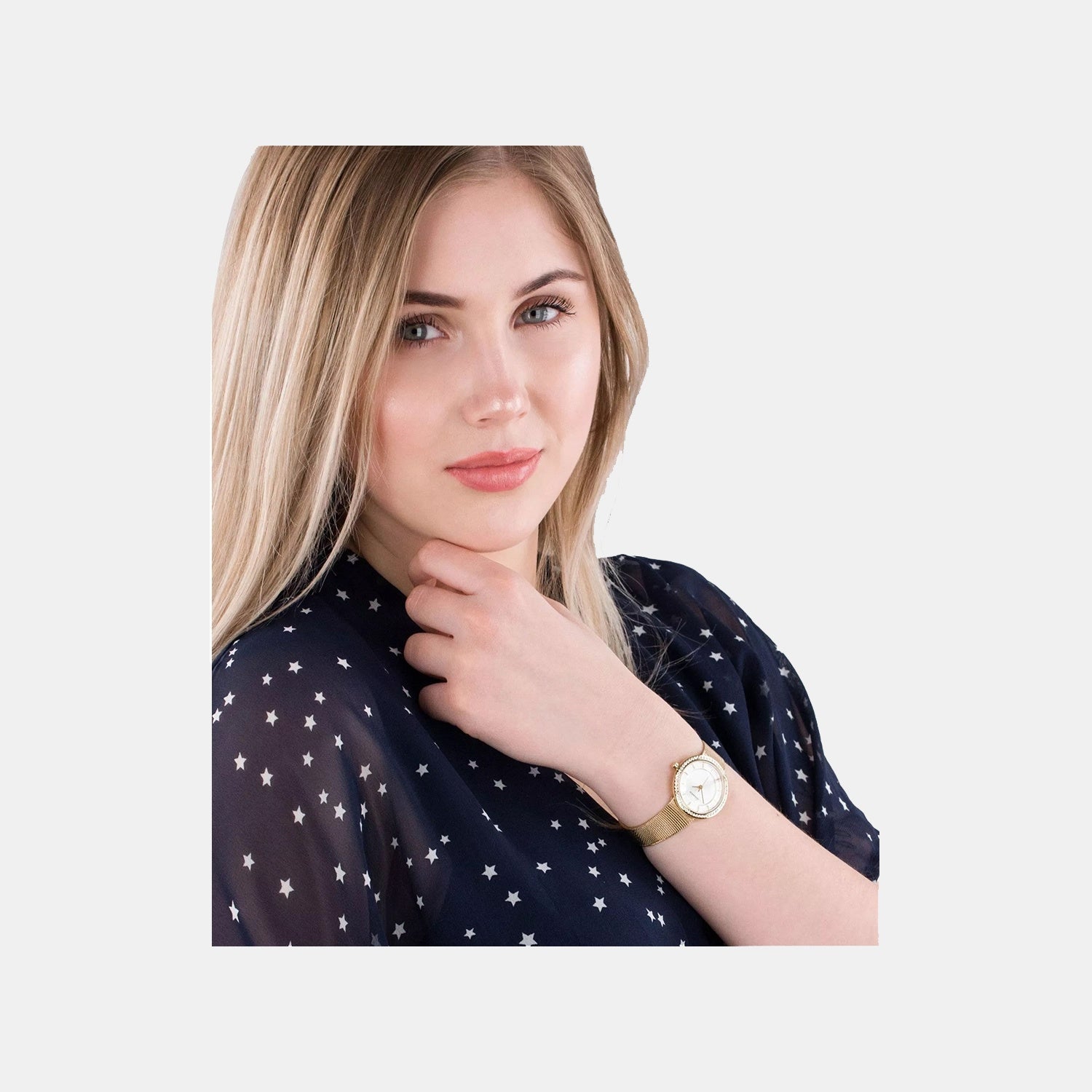 Preciuos Women Quartz Silver Dial Analog Stainless Steel Watch A3645.1113QZ