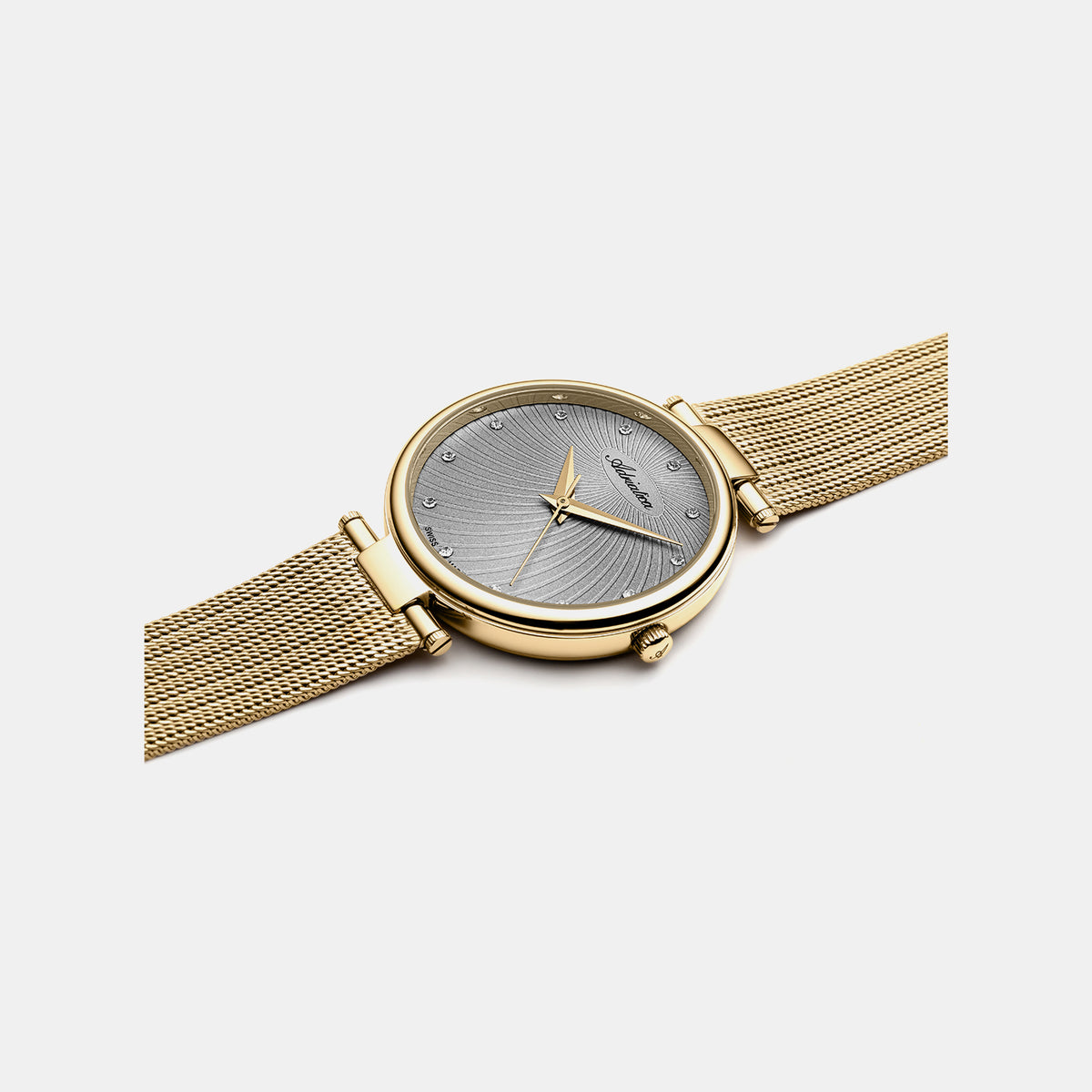 Milano Women Quartz Grey Dial Analog Mesh Watch A3689.1147Q