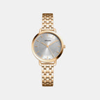 Essence Women Quartz Grey Dial Analog Stainless Steel Watch A3766.1117Q