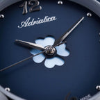 Essence Women Quartz Blue Dial Analog Stainless Steel Watch A3783.5175Q