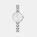 Essence Women Quartz Silver Dial Analog Stainless Steel Watch A3788.5143Q