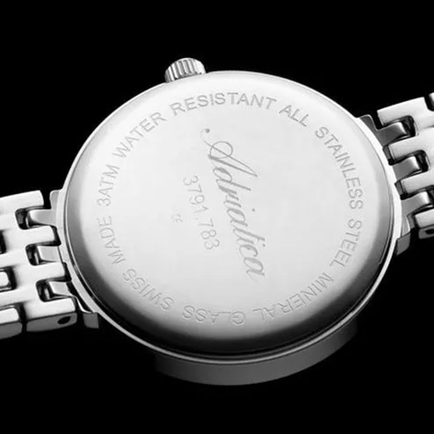 Essence Women Quartz Silver Dial Analog Stainless Steel Watch A3791.5123Q