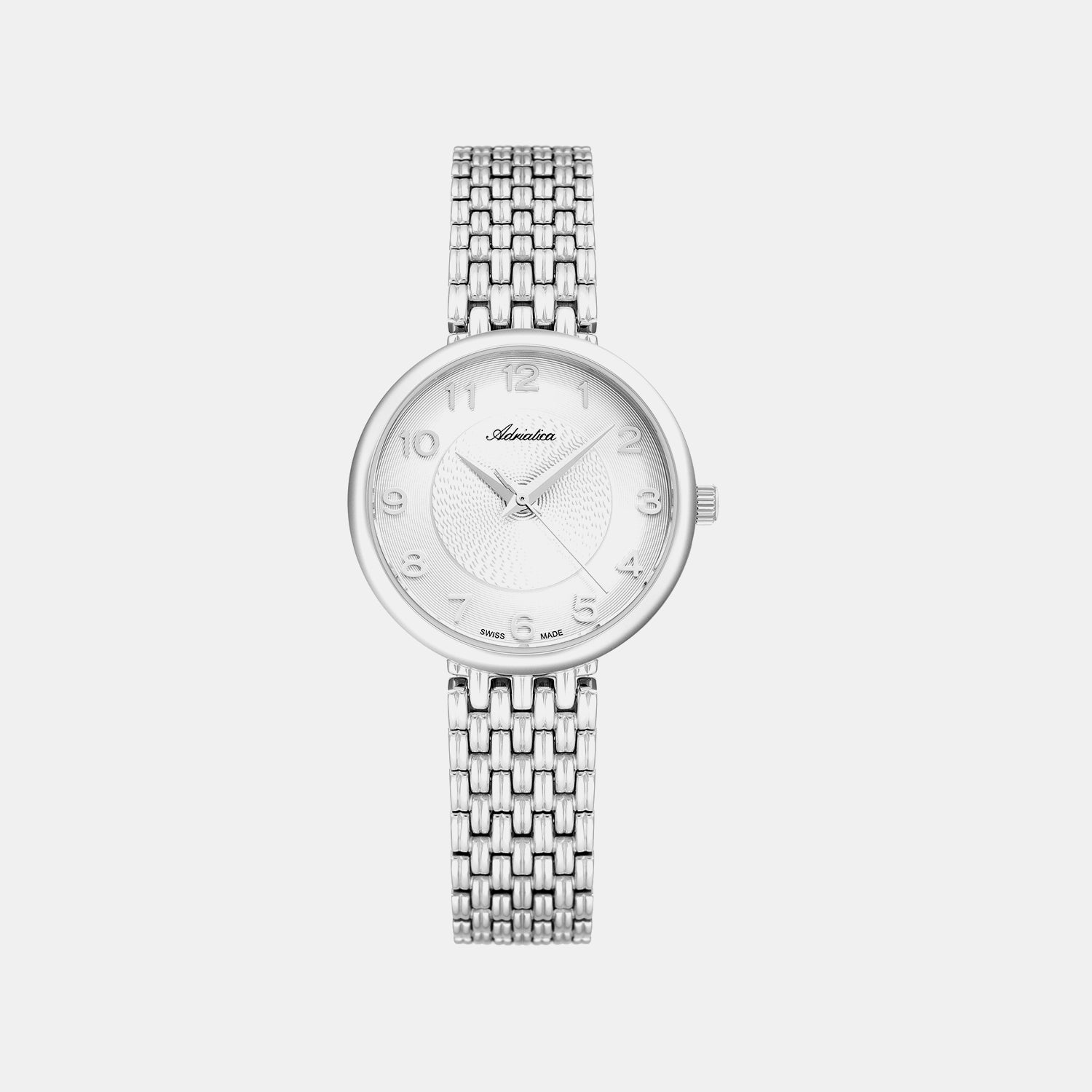 Essence Women Quartz Silver Dial Analog Stainless Steel Watch A3791.5123Q