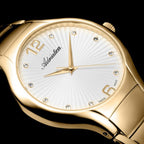 Essence Women Quartz Silver Dial Analog Stainless Steel Watch A3798.1173Q
