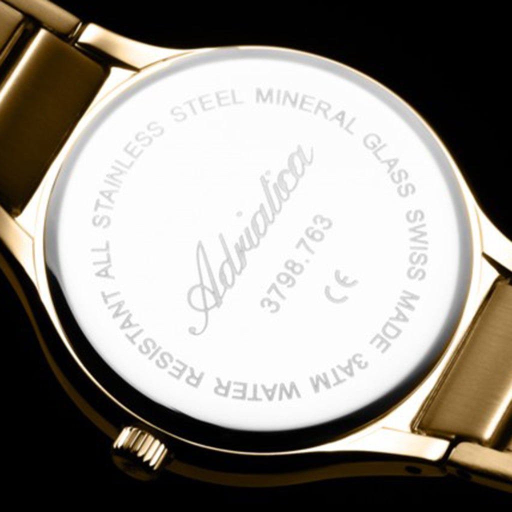 Essence Women Quartz Silver Dial Analog Stainless Steel Watch A3798.1173Q