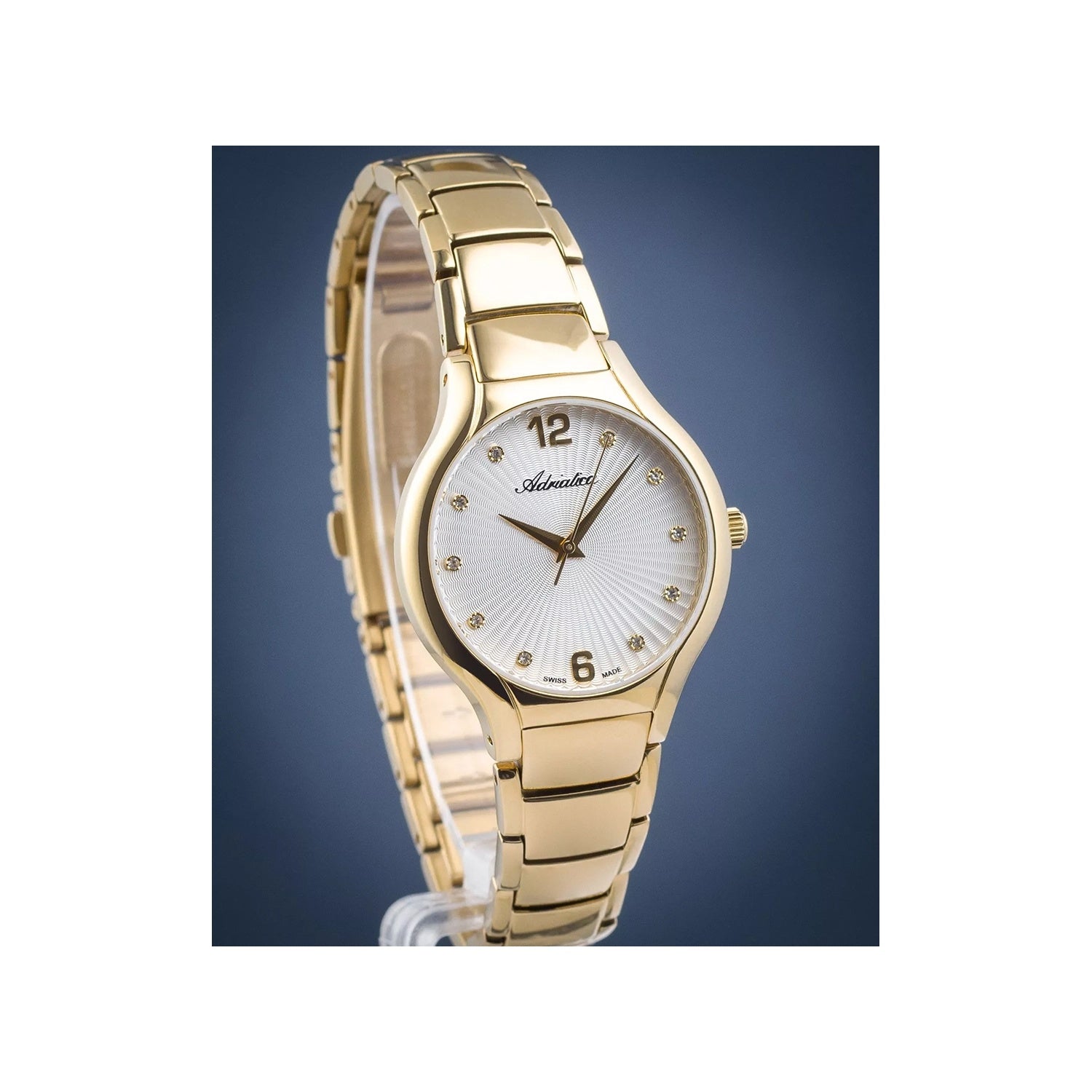 Essence Women Quartz Silver Dial Analog Stainless Steel Watch A3798.1173Q