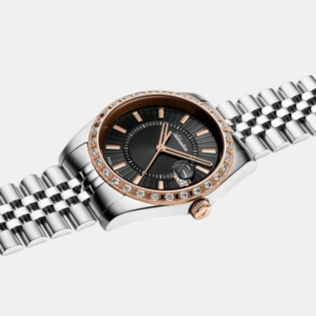 Adriatica Women Quartz Black Dial Analog Stainless Steel Watch A3801.R116QZ-3