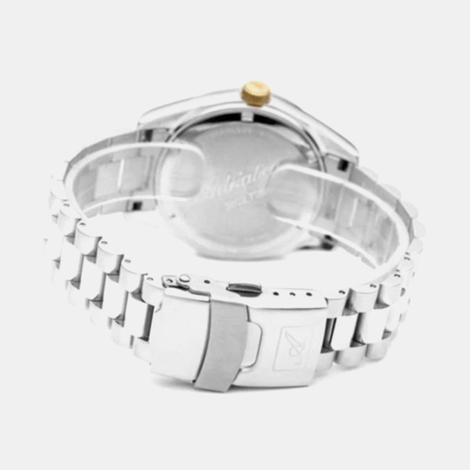 Moonphase Women Quartz Champagne Dial Analog Stainless Steel Watch A3802.2111QF