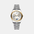 Moonphase Women Quartz Silver Dial Multi-Function Stainless Steel Watch A3802.2113QF